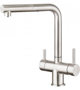 SICAK SOĞUK VE ARITMA MUSLUK 3 İN 1 PASLANMAZ